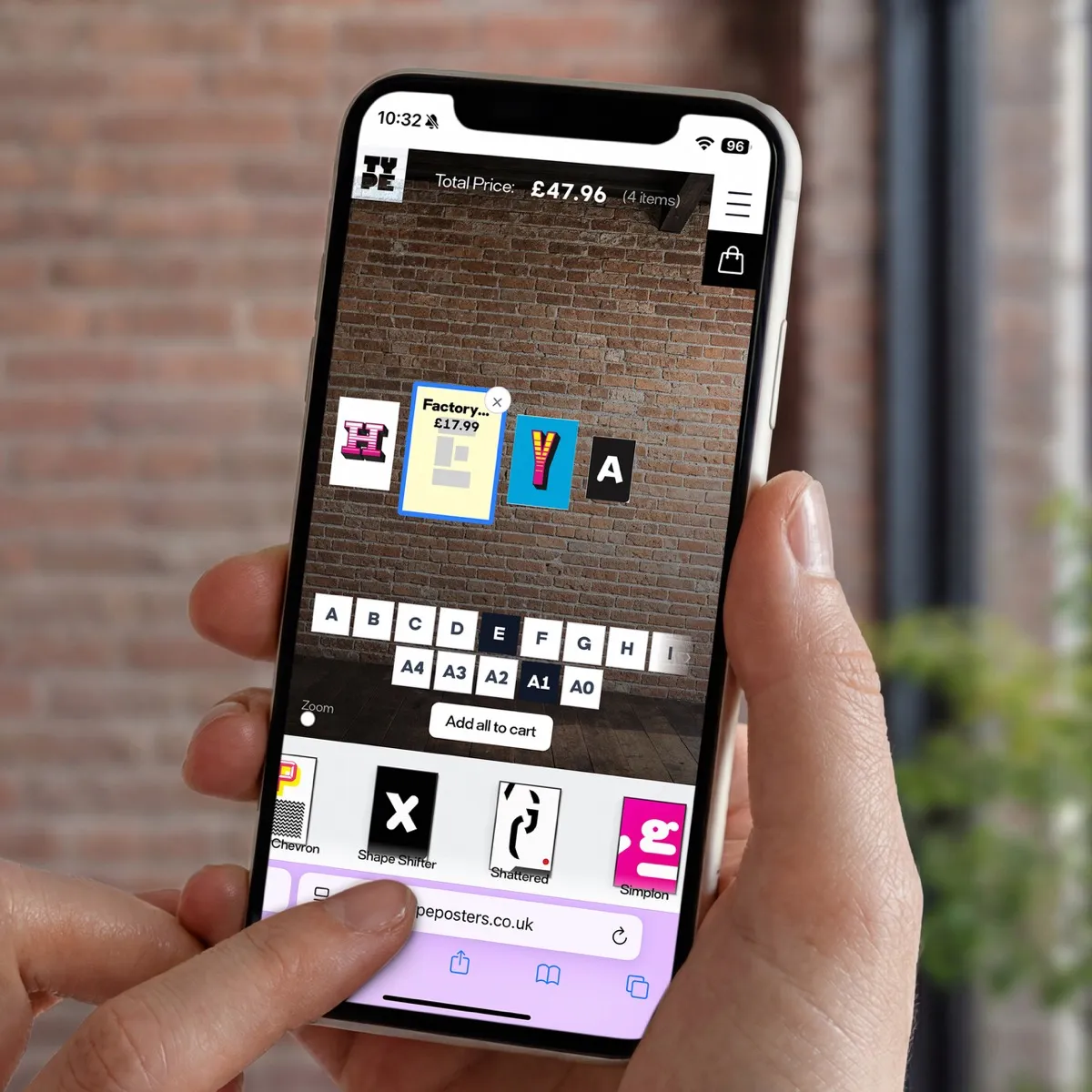 TypePosters Wall Designer